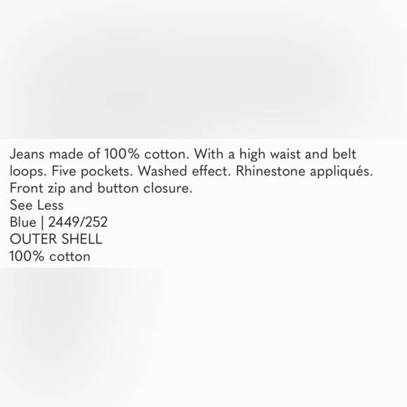 ZARA ZW COLLECTION RHINESTONE HIGH WAIST BOOTCUT BLOGGERS FAVORITE JEANS - Picture 15 of 15